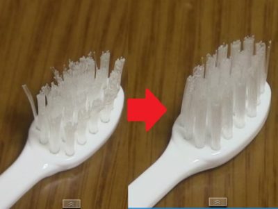 歯ブラシメーカーも真っ青？毛先が広がった歯ブラシを戻す方法