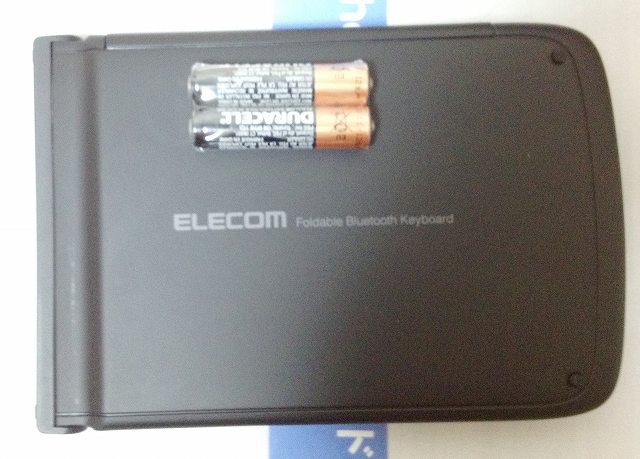 ELECOMのBluetooth折りたたみキーボードTK-FBP019EBKを買った