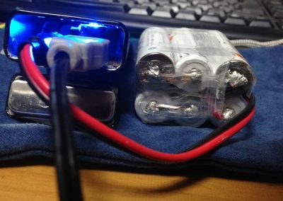 NiMH６本を使った小型USBモバイル電源の完成