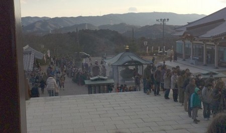 岡崎市にある一畑山薬師寺に初詣に行ってきた・参拝列
